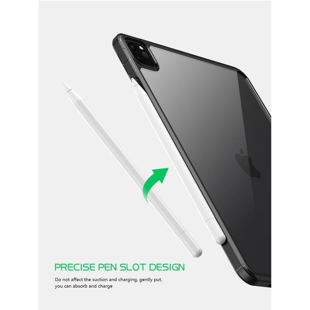 เคสiPadอะคริลิคใสสําหรับGen7 Gen8 Gen9 Air4 Air5 Air6 Pro 10.5 Air3 เจน10 Pro11ป้องกันการโค้งงอป้องกันการชนกันเคสไม่มีปก รูปที่ 9