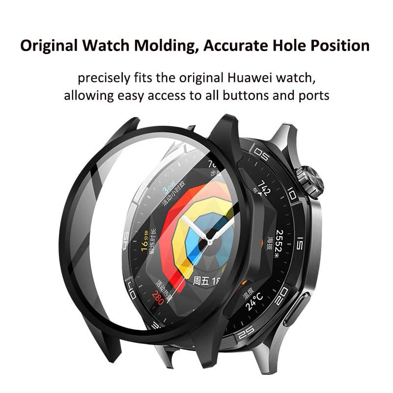 เคสบัมเปอร์ Huawei Watch GT 5 / 46 41 มม. เคส กระจก - Tempered Glass Bumper Case GT4 GT5 41mm รูปที่ 2