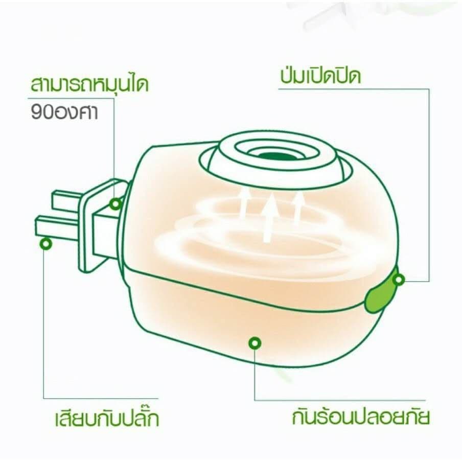 หัวปลั๊กเครื่องไล่ยุงไฟฟ้า แบบเสียบปลั๊กโดยตรง ใช้งานง่าย ใช้ร่วมกับน้ำยาไล่ยุงทั่วไปได้ทุกรุ่น รูปที่ 6