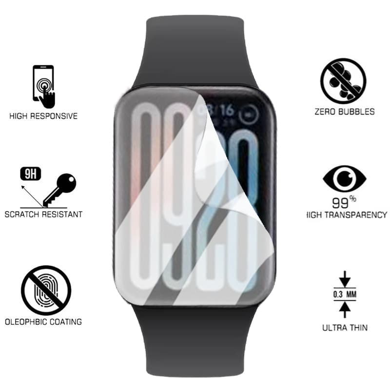 ฟิล์ม สำหรับ Xiaomi Smart Band 10 pro ฟิล์มไฮโดรเจล,ฟิล์มTPU สำหรับ นาฬิกาอัจฉริยะ รูปที่ 3