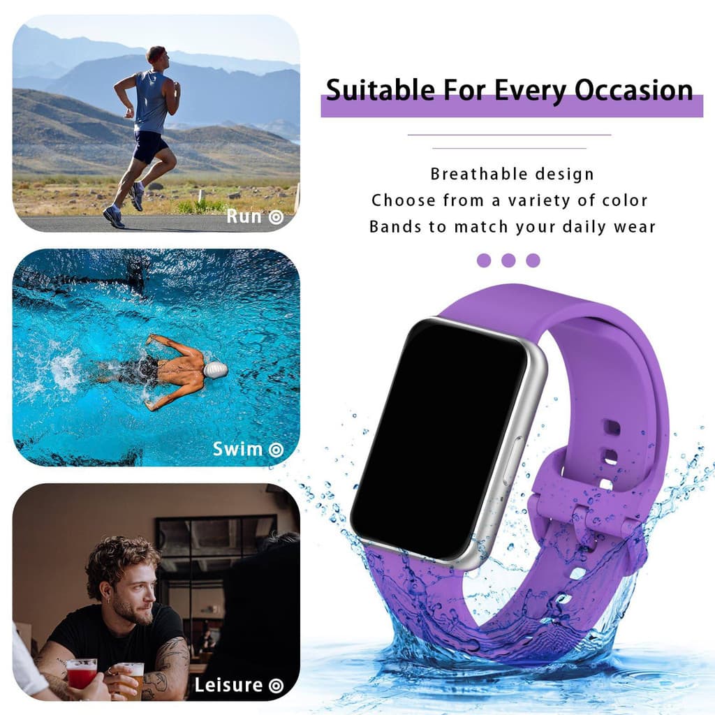 สายซิลิโคน for Samsung Galaxy Fit 3 เข็มขัดยางกีฬาการเปลี่ยนอุปกรณ์เสริม Samsung Fit 3 สายนาฬิกา รูปที่ 6