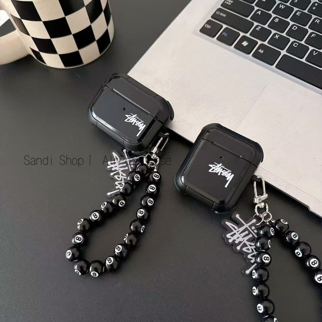 9 สี AirPods Pro 3 เคสคีย์บิลเลียด 8 ลูกเต๋า สําหรับ AirPods 1/2/3/Pro/Pro2/4 รูปที่ 6