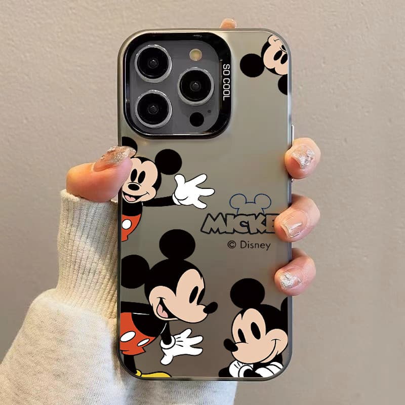 เคสโทรศัพท์แอปเปิ้ลป้องกันการชนกันป้องกันสกปรก for IPhone17 16 11 12 13 14 15ProMax XS X XR 7 8 Plus มิกกี้เมาส์น่ารัก รูปที่ 4