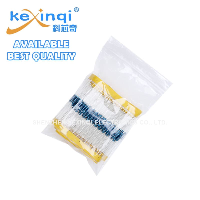 1/2W ตัวต้านทานฟิล์มโลหะ 110K ~ 10M 1% 220K 470K 330K 1M 1.5M 2.2M 150K 680K 510K Ohm Resistance รูปที่ 7