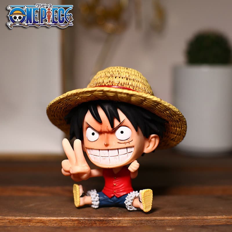 Luffy โมเดลฟิกเกอร์ อะนิเมะตุ๊กตา One Piece Zoro Sanji ลูฟี่ ขนาดเล็ก 8-10 ซม. ตัวเลขของเล่น ของเล่นสําหรับเด็ก รูปที่ 5