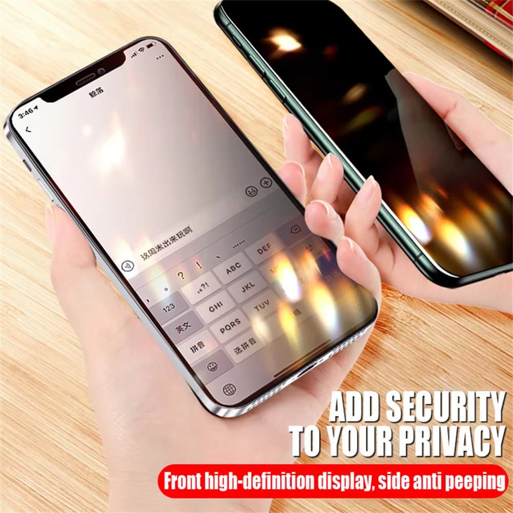 ฟิล์มกันเสือก For iPhone 11 17 13 16 14 15 12 Pro Max 6Plus 7 8 Plus 13 Pro X XS Xs Max XR 12 13 Mini Air ฟิล์มกันมอง รูปที่ 7