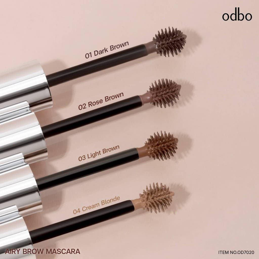 มาสคาร่าคิ้ว แปรงซิลีโคน odbo Airy Brow Mascara รูปที่ 2
