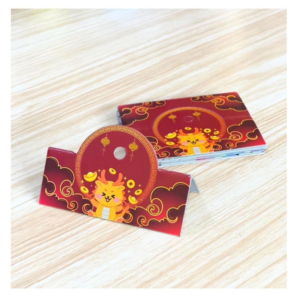 ป้ายหัวแผง 6.5 x 5 cm 100 ชิ้น ป้ายกิ๊ฟชอป หัวกระดาษ หัวแผงติดถุงพลาสติก มีเจาะรูแขวน รูปที่ 7