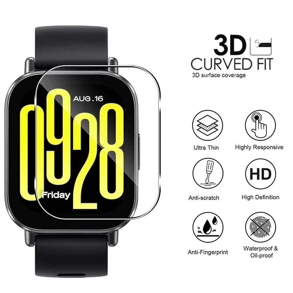 ฟิล์มกระจกนิรภัย for Redmi Watch 5 Active / Mi Watch 5 Lite อุปกรณ์ฟิล์มป้องกันหน้าจอ for Smartwatch Redmi Watch รูปที่ 5