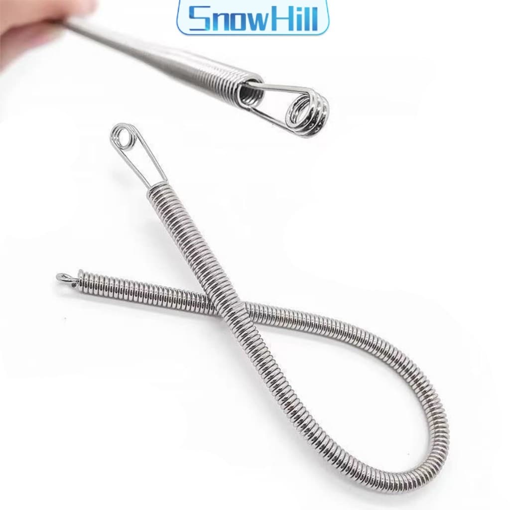 สปริงเข็มร้อยยางยืด เข็มร้อย คลิปตะขอกลึงเชือก ดึงยางขอบกางเกง Rope Threading Tool S.H รูปที่ 1