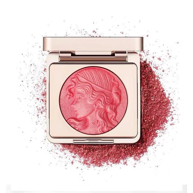 บลัชออน เนื้อฉ่ำวาว เม็ดสีแน่น ติดทน กันน้ำ Smart Girl Reading Blush CDE รูปที่ 9
