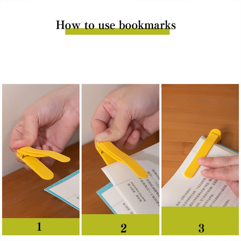 ที่คั่นหน้าหนังสือ bookmark สมาร์ทบุ๊คมาร์คซิลิโคน บุ๊คมาร์คนวัตกรรม คลิปออน บันทึกหน้าอัตโนมัติ เปิดและปิดเมื่อใดก็ได้ รูปที่ 8
