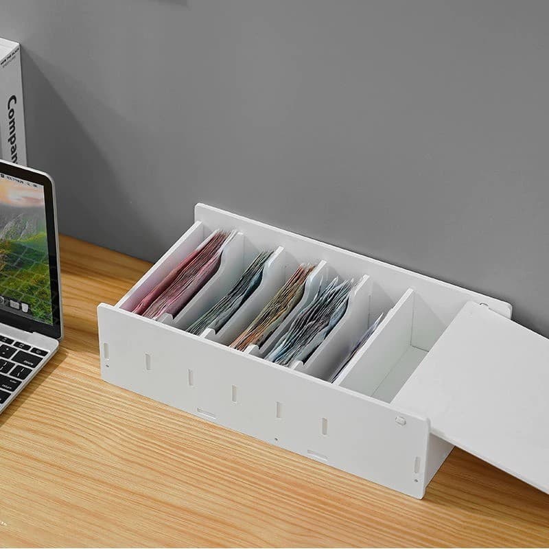 ถาดใส่ธนบัตร 8 ช่อง แบบลิ้นชัก สำหรับกล่องเงิน กล่องแยกเงินสด และตู้เก็บของขัดแตะ เรียงลำดับธนบัตรอย่างเป็นระเบียบ รูปที่ 8