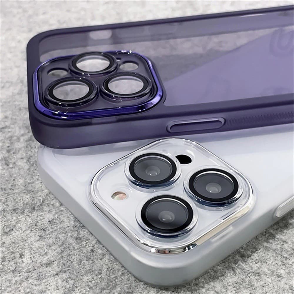 เคสโทรศัพท์ใสสีเหมาะสําหรับiphone 16 15 14 12 13 11 Pro Max 7 8 Plus X XS Max XR รูปที่ 7