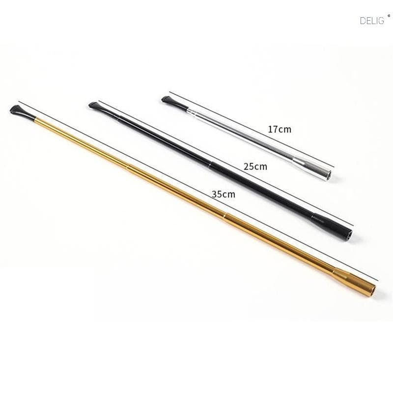 DELIG> Simpleย่อหน้าผู้ถือRetroท่อกรองTelescopicยาวRod Photo Perform Prop Mouthpieceคอสเพลย์ รูปที่ 3