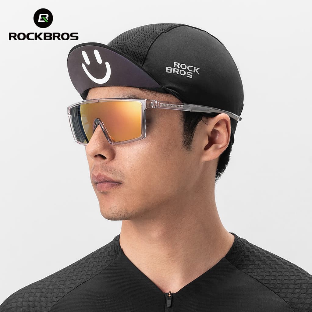 Rockbros แว่นตาขี่จักรยานโพลาไรซ์ Sunglses น้ําหนักเบา Anti-UV400 + Sport Photochromic แว่นตากันแดดแบบพกพา MTB รูปที่ 3