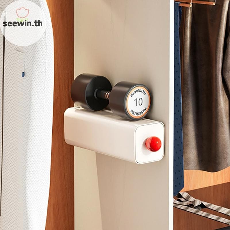 Seewin 1PC Wall Mount ถุงเท้ากางเกงประหยัดพื้นที่กางเกง Organizer สําหรับตู้เสื้อผ้าห้องนอนชุดชั้นในกล่องเก็บ th รูปที่ 5