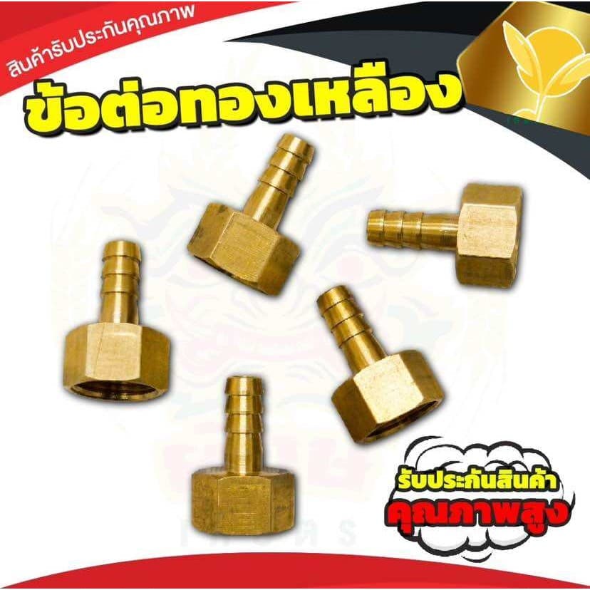 ข้อต่อหางปลา ข้อต่อใส่ปั้มคู่ แบบสวม ใส่ปั้มเดี่ยว ข้อต่อทองเหลือง เกลียวลดขนาด ใส่กับมอเตอร์ปั้มคู่ รูปที่ 8
