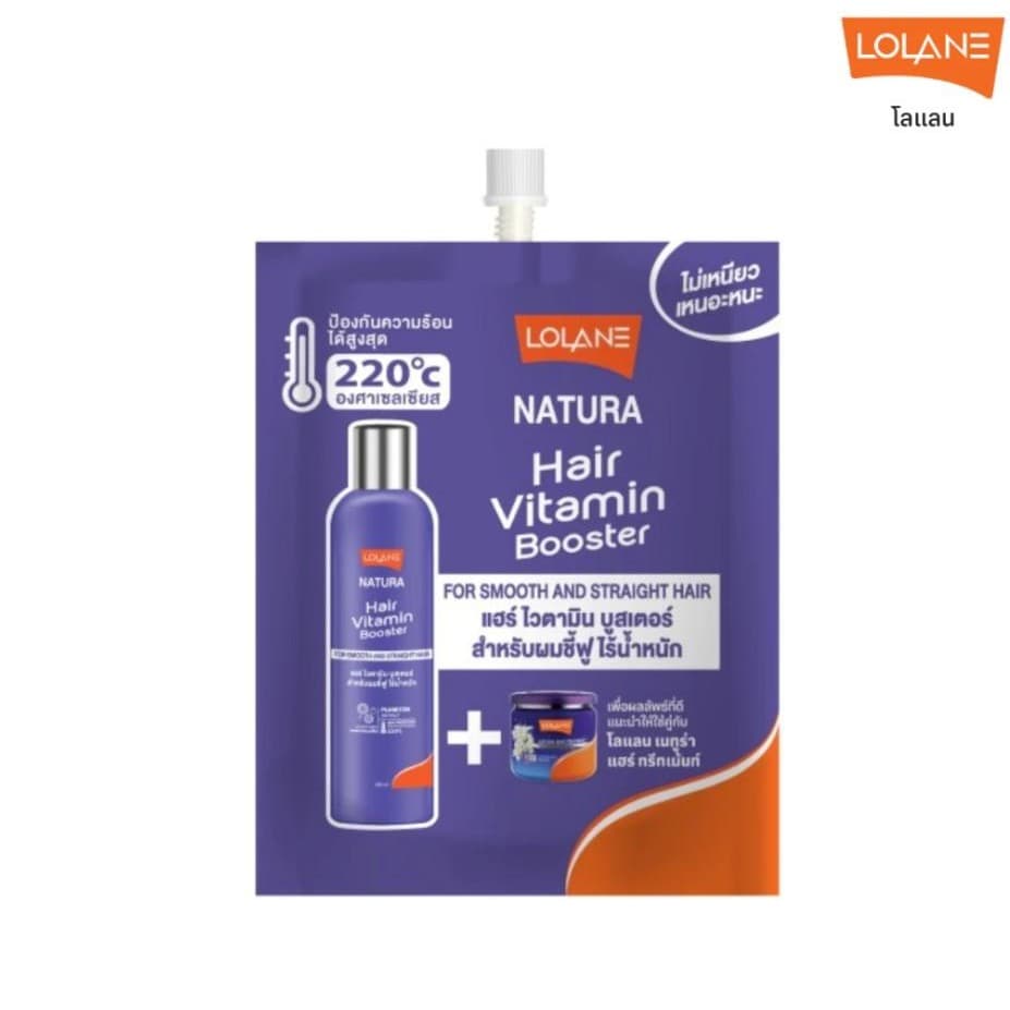 โลแลน เนทูร่า แฮร์ไวตามิน บูสเตอร์ บำรุงผม แห้งเสีย แตกปลาย Lolane Natura Hair Vitamin Booster 20ml. รูปที่ 4