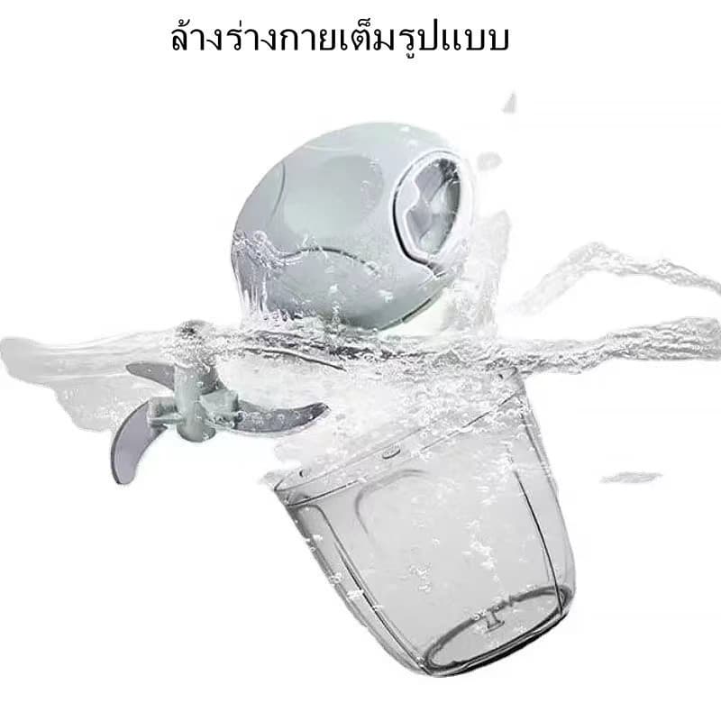 เครื่องผสมอาหารแบบมือถือ เครื่องบดกระเทียม เครื่องตัดผัก และเครื่องบดเนื้อในครัวเรือนสำหรับกระเทียม เนื้อสัตว์ ผัก ผลไม้ รูปที่ 6