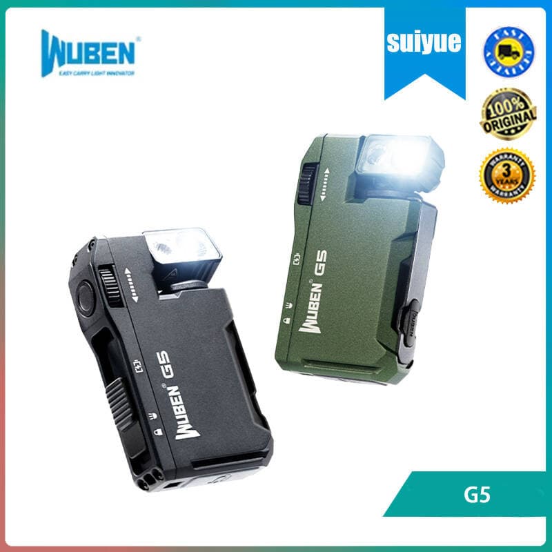 Wuben G5 ไฟพกพา Magnetic EDC ไฟฉายกันน้ํากลางแจ้งที่แข็งแกร่ง รูปที่ 1