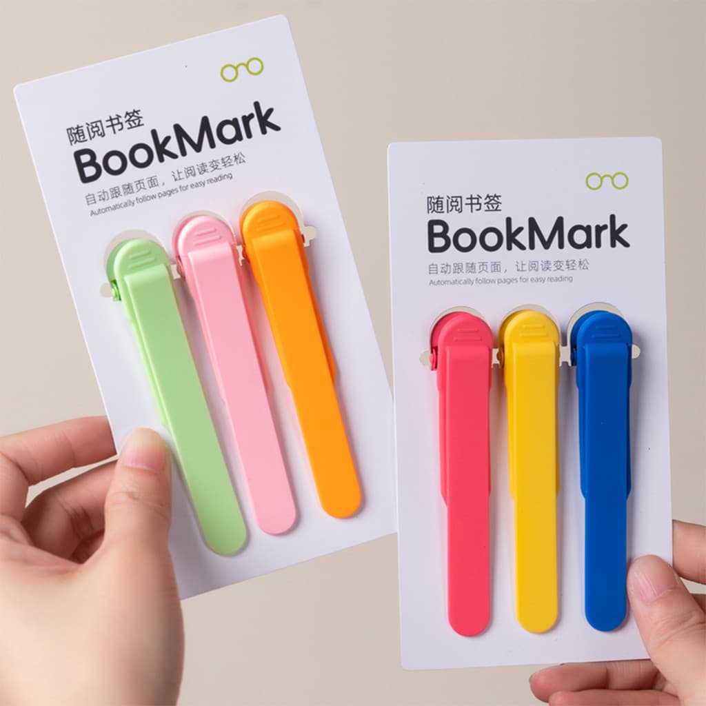 ที่คั่นหน้าหนังสือ bookmark สมาร์ทบุ๊คมาร์คซิลิโคน บุ๊คมาร์คนวัตกรรม คลิปออน บันทึกหน้าอัตโนมัติ เปิดและปิดเมื่อใดก็ได้ รูปที่ 3