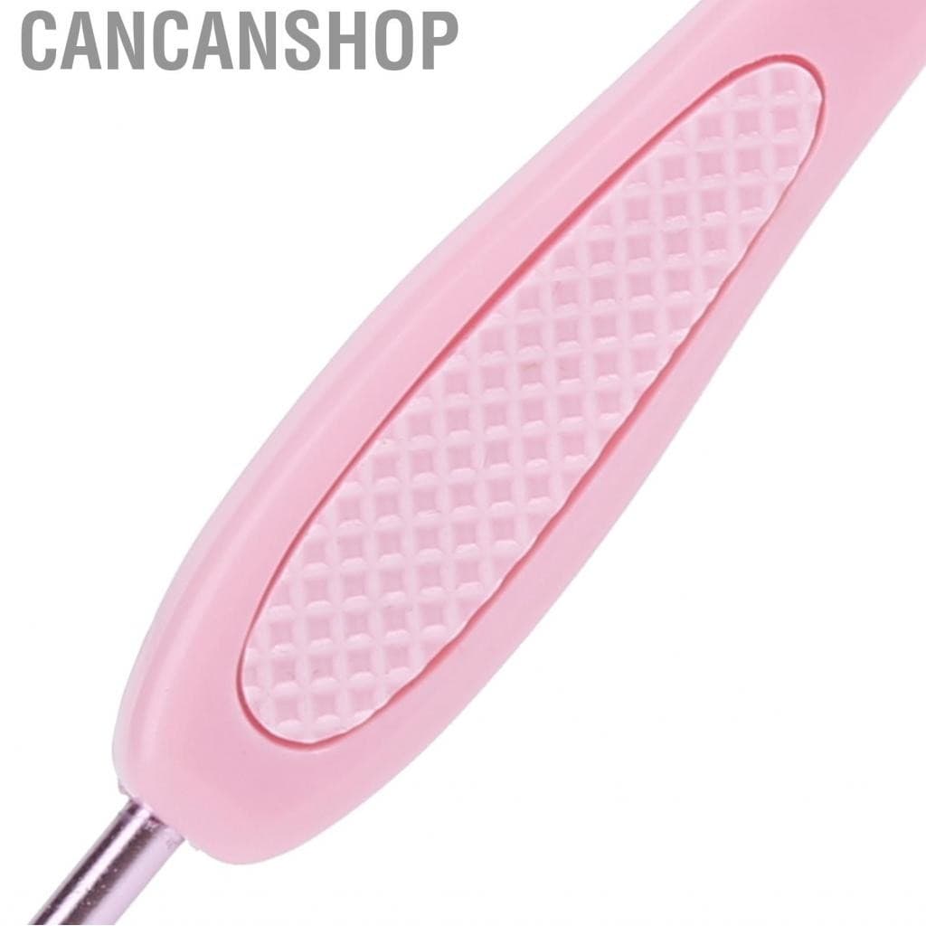 Cancanshop ตะขอโครเชต์ตามหลักสรีรศาสตร์ตั้งค่าเข็มถักราบ รูปที่ 6