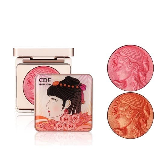 บลัชออน เนื้อฉ่ำวาว เม็ดสีแน่น ติดทน กันน้ำ Smart Girl Reading Blush CDE รูปที่ 8