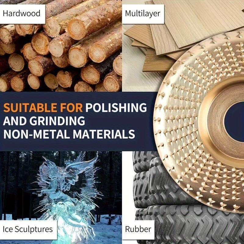 3pcs ใบขัดไม้ ใบเจียร์ไม้ ใบเจียร์แกะสลัก 100mm โลหะท บุ้งขัดไม้ แผ่นขัด แกะสลักไม้ ใบเจียร์แกะสลัก บุ้งขัดไม้ รูปที่ 8