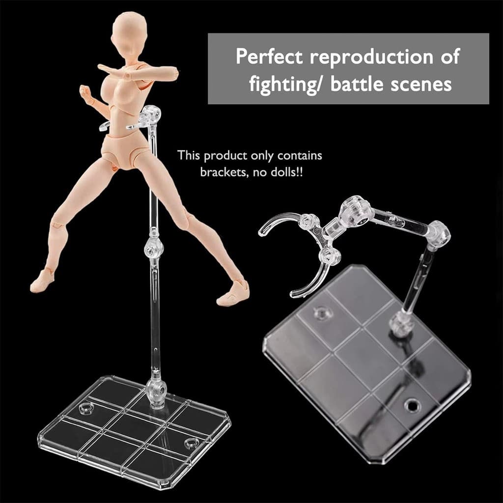 สินค้ามีคุณภาพ ฐานขาตั้งฟิกเกอร์ ขาตั้งโมเดลกันดั้ม สำหรับHG RG ROBOT และ1/144 1 ชุด รูปที่ 4