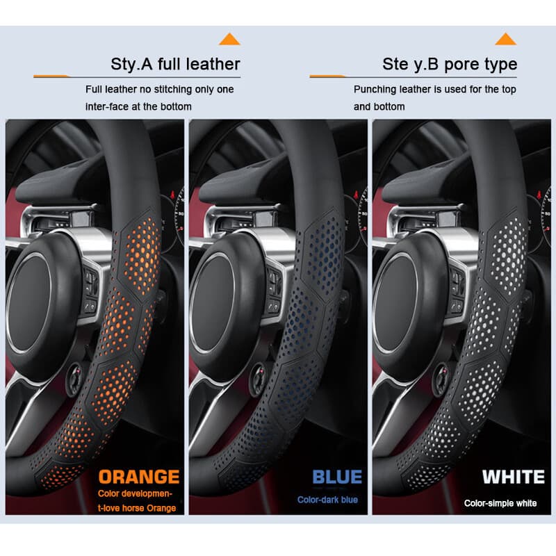 รถ Ultrathin พวงมาลัย,หนัง Ultra-Thin Anti Slip และดูดซับเหงื่อสําหรับ Honda City Civci Fit Jazz HRV BRV CRV WRV Brio Accord ตะกั่ว mobilio Mugen ประเภท RS รถ รูปที่ 6