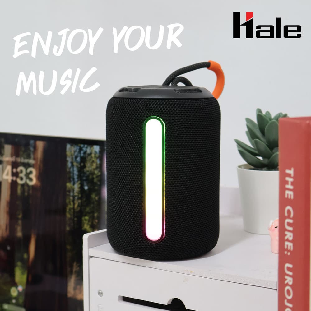 Hale HB-07 ลำโพง Mini Portable พร้อมไฟ RGBบลูทูธไร้สาย บลทูธ5.3 กันน้ำIPX5 รูปที่ 3