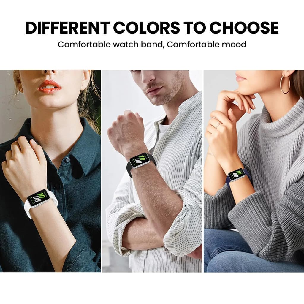 สายซิลิโคน for Samsung Galaxy Fit 3 เข็มขัดยางกีฬาการเปลี่ยนอุปกรณ์เสริม Samsung Fit 3 สายนาฬิกา รูปที่ 3