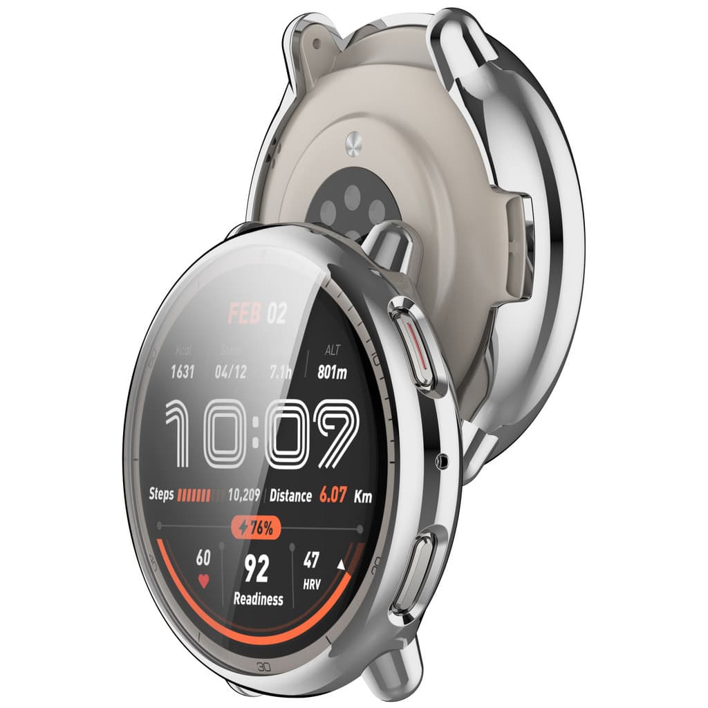เคสกันรอย Amazfit Active 2 A2437 แบบนิ่ม ปิดจอ amazfit active2 A2437 กดเล่นปกติ รูปที่ 9