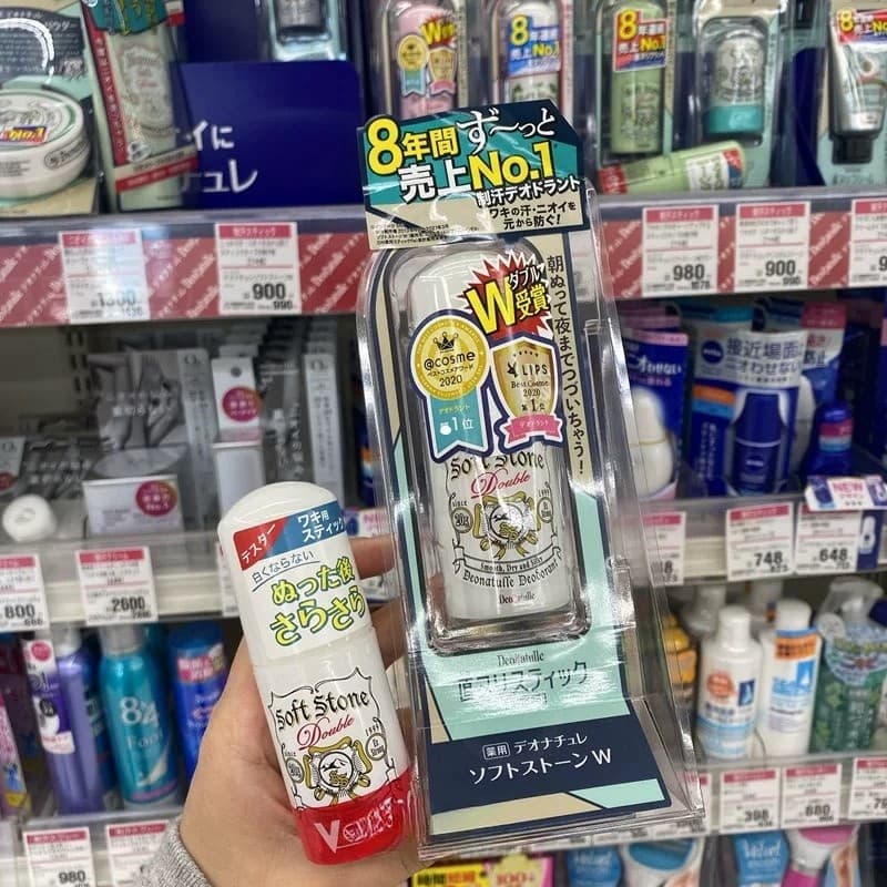 โรลออน ญี่ปุ่น โรลออน Soft Stone Deonatulle Deodorant 20g ดับ ระงับ กลิ่นกาย จากญี่ปุ่น รูปที่ 2