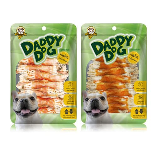 Daddy Dog แดดดี้ ด็อก ขนมสุนัข สันในไก่อบแห้ง​ รสจืด​ กลิ่นหอม​ ห่อใหญ่ Big Pack รูปที่ 3