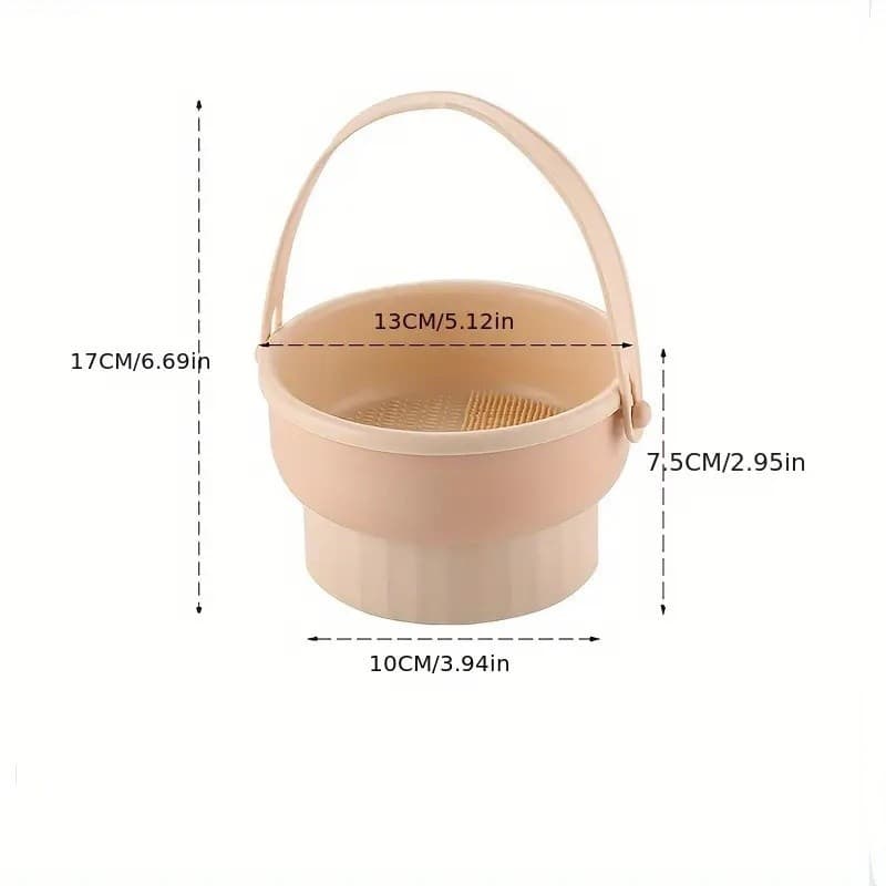 Featured เครื่องทำความสะอาดแปรงแต่งหน้าซิลิโคน 3-in-1 เครื่องมือทำความสะอาดแปรงแต่งหน้า สะดวก ใช้งานง่าย รูปที่ 9