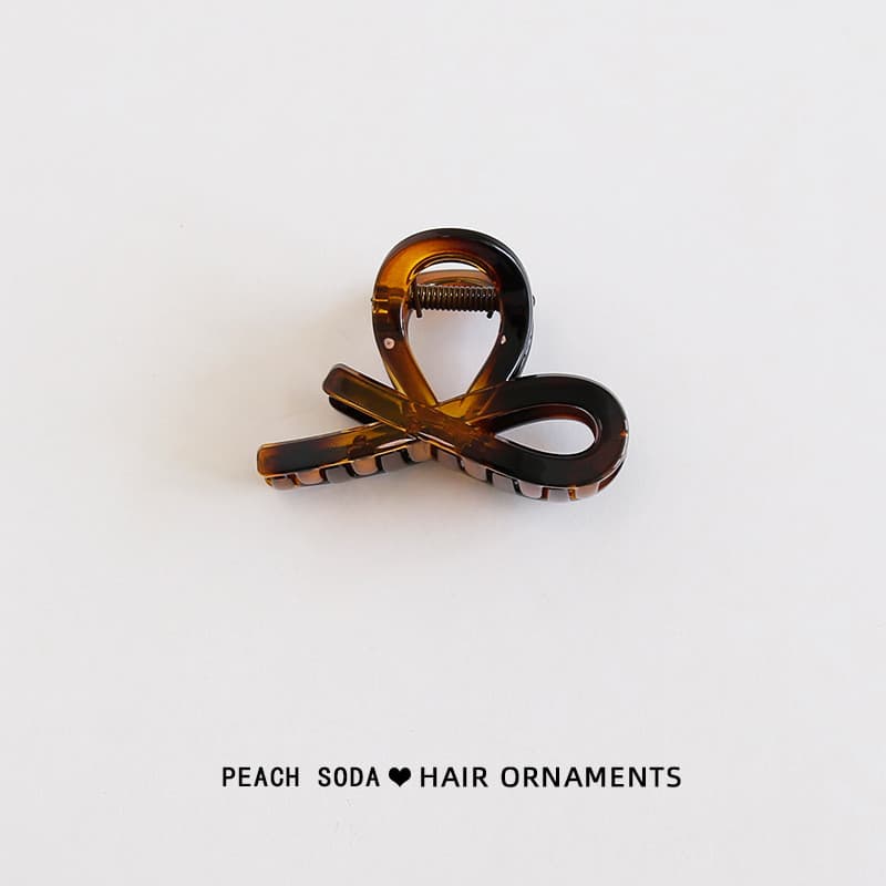 MAUROPOLI Daily Coffee Color Series กิ๊บติดผมประณีต Back Head Grab Clip High-End Temperament Shark Clip รูปที่ 5