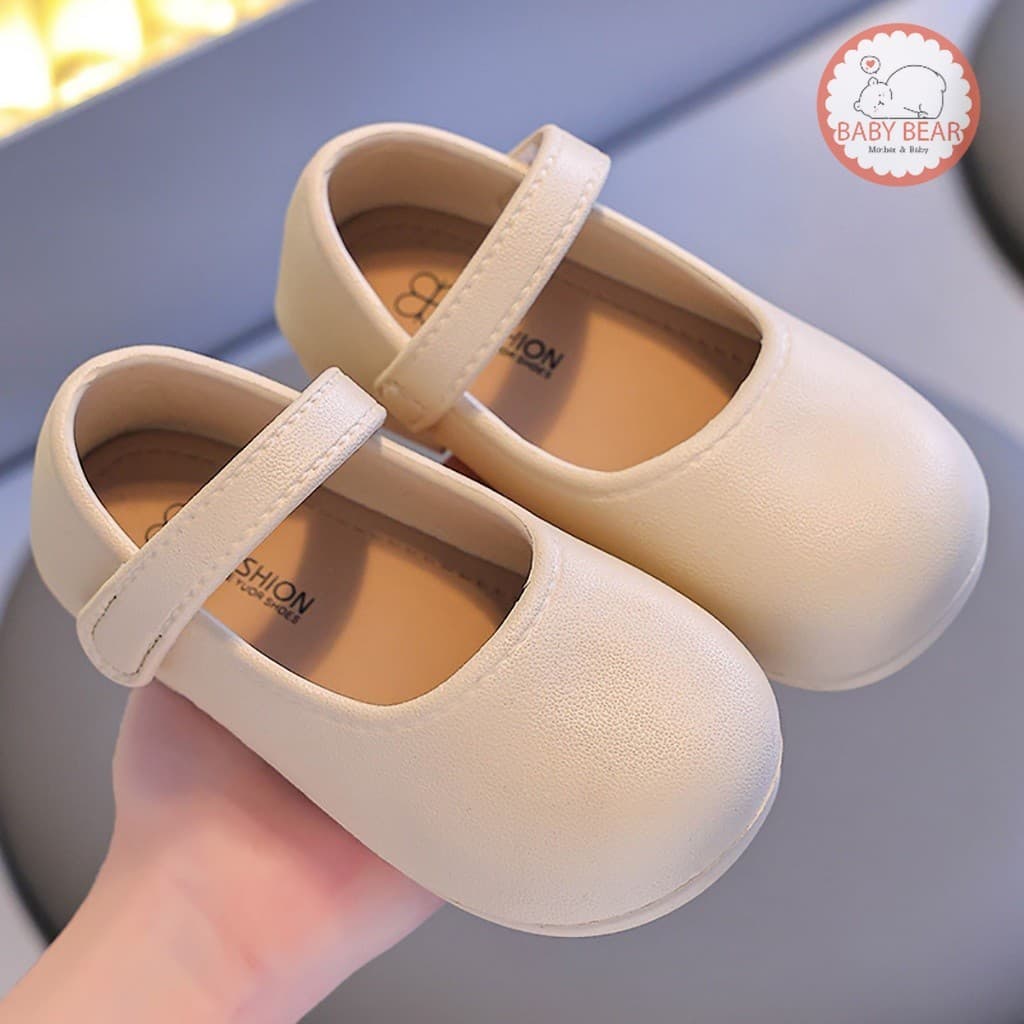 รองเท้าหนังPU รองเท้าแมรี่แจนเด็ก แบบสวม สไตล์เจ้าหญิง น่ารักสุดๆ สำหรับอายุ2-6ปี รูปที่ 7