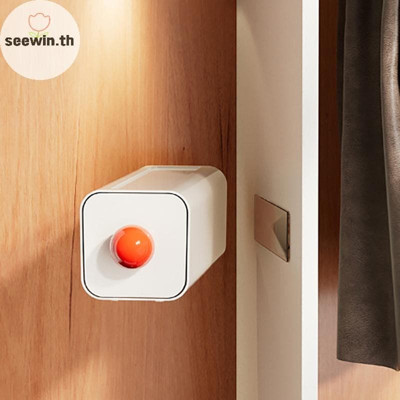 Seewin 1PC Wall Mount ถุงเท้ากางเกงประหยัดพื้นที่กางเกง Organizer สําหรับตู้เสื้อผ้าห้องนอนชุดชั้นในกล่องเก็บ th รูปที่ 4