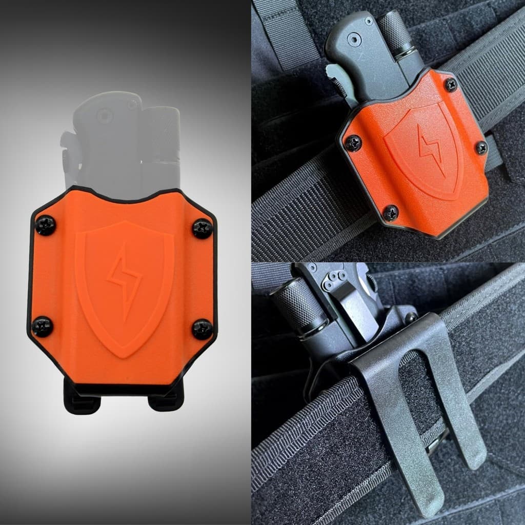ปลอกหลายเครื่องมือ EDC Multi Tool Sheath Holder Holster ปลอกปรับได้พร้อมคลิปด้านหลัง สไตล์ Techwear รูปที่ 3
