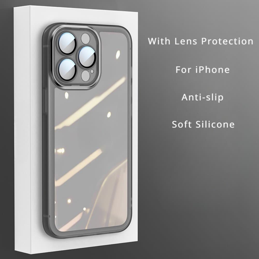 เคสโทรศัพท์ใสสีเหมาะสําหรับiphone 16 15 14 12 13 11 Pro Max 7 8 Plus X XS Max XR รูปที่ 5