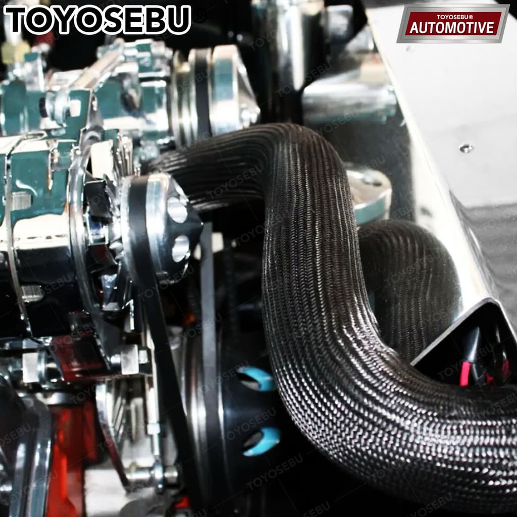 TOYOSEBU สายถัก ปลอกหุ้มสายไฟ ท่อถักเก็บสายไฟ ทนพิเศษ 240องศา ขนาด 5/7/9/14/16/19/25/32 mm. รูปที่ 7