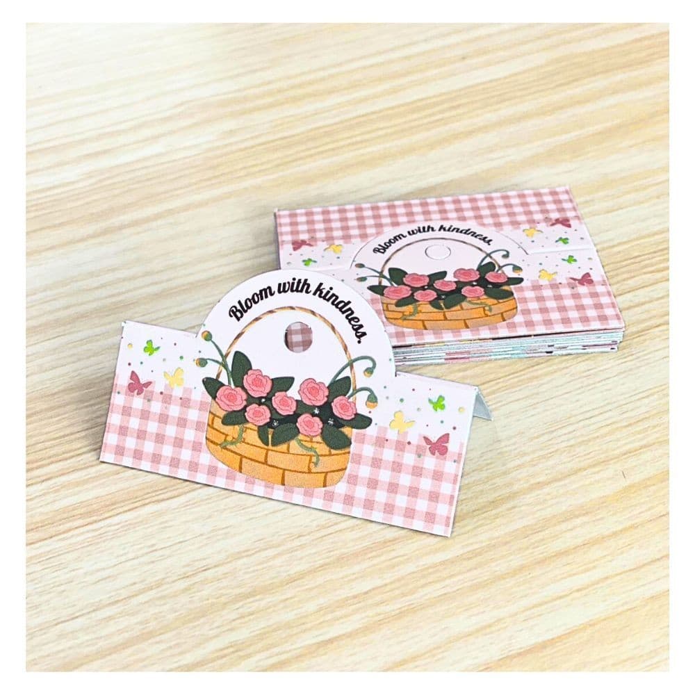 ป้ายหัวแผง 6.5 x 5 cm 100 ชิ้น ป้ายกิ๊ฟชอป หัวกระดาษ หัวแผงติดถุงพลาสติก มีเจาะรูแขวน รูปที่ 8