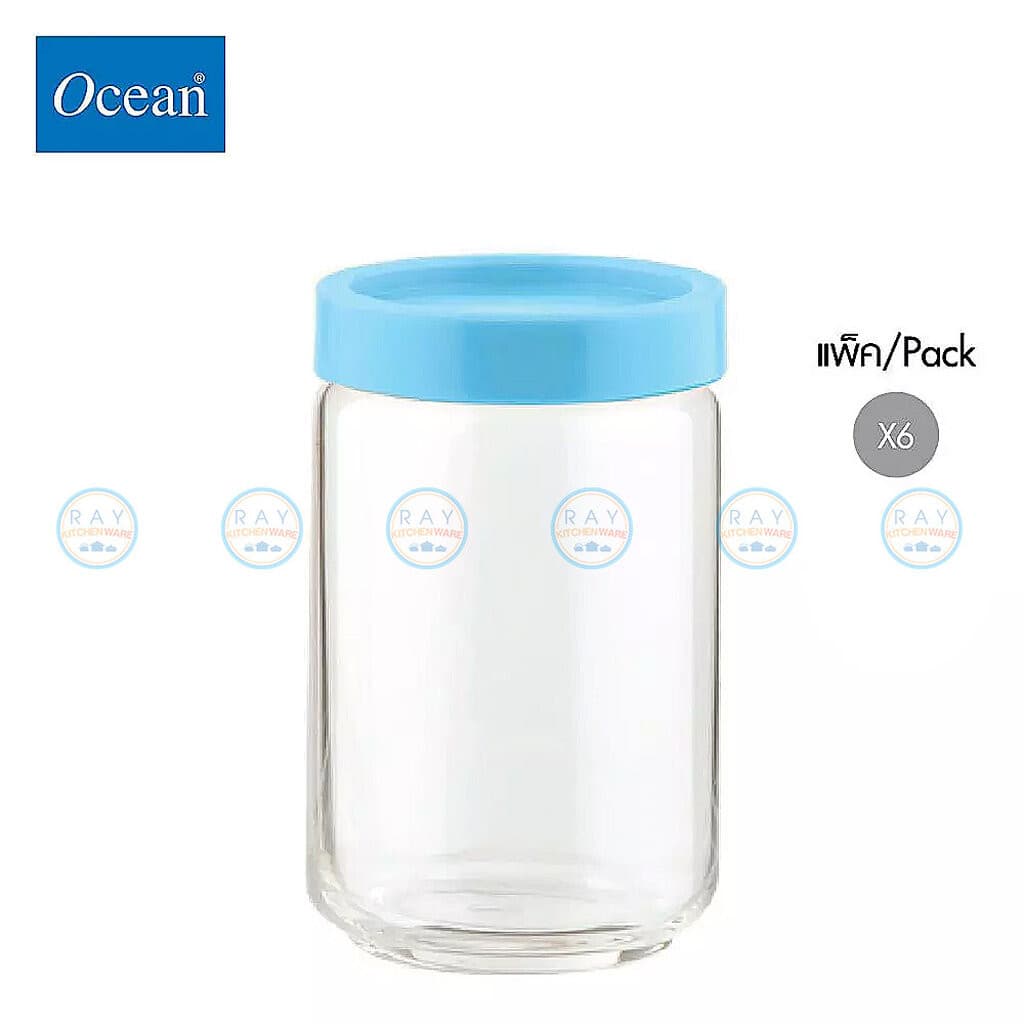 Ocean โหลแก้ว 750มล ฝาพลาสติก Stax Jar 5B02526 โอเชียน โหลแก้วใส โหลฝาปิด โหลฝาพลาสติก รูปที่ 6