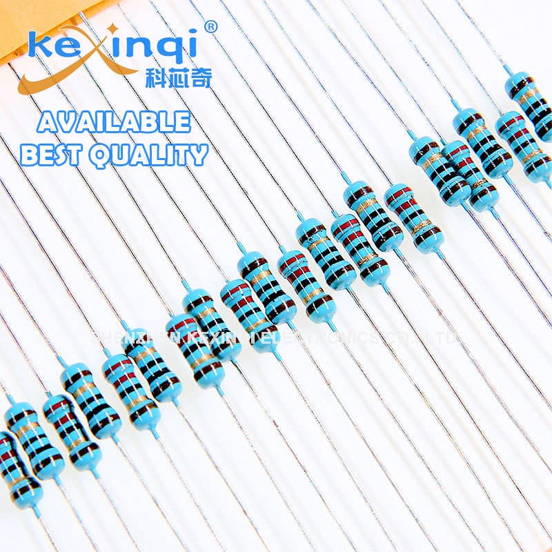 1/4W ตัวต้านทานฟิล์มโลหะ 1% ตัวต้านทานฟิล์มคาร์บอน 5% 110R~910R 220R 330R 470R 120R 510R 680R 150R 200R 270R 390R ความต้านทานโอห์ม รูปที่ 6
