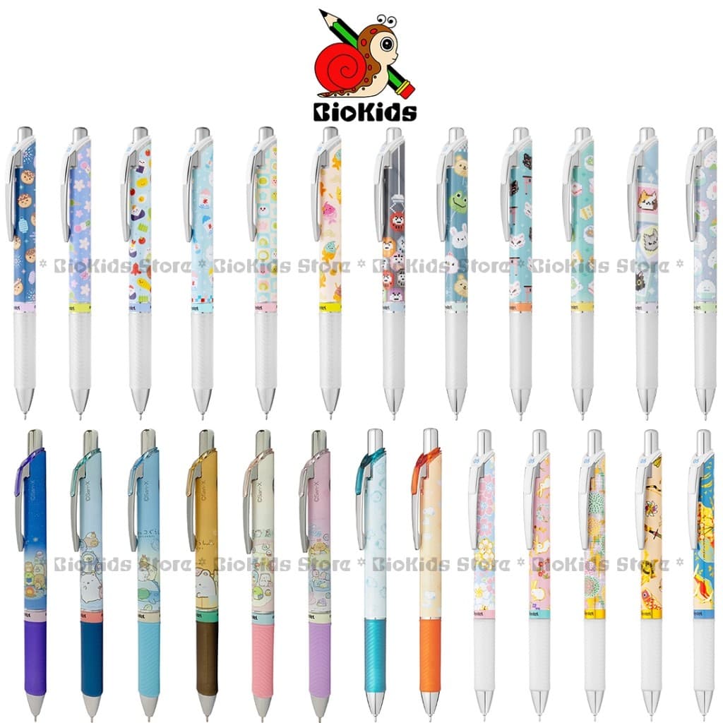 BioKids x Pentel Energel Limited Edition 0.5 mm. [Onomatopoeia, Sumikko, Kawaii, Snoopy, Japanese snacks, Yuzen, Rabbit] รูปที่ 3