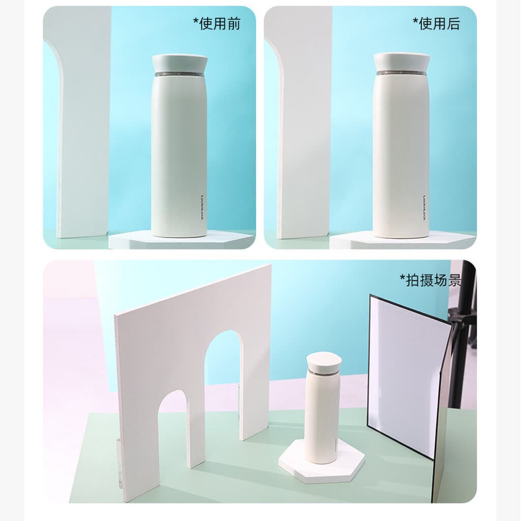 แผ่นรีเฟร็ก Reflector 3in1 ขนาด A3 A4 แผ่นสะท้อนแสงถ่ายภาพสินค้า เพิ่มแสง ลบเงา รูปที่ 4