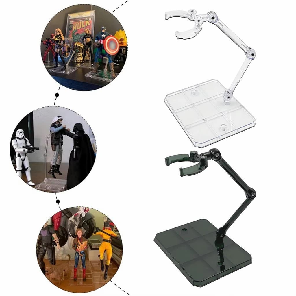 สินค้ามีคุณภาพ ฐานขาตั้งฟิกเกอร์ ขาตั้งโมเดลกันดั้ม สำหรับHG RG ROBOT และ1/144 1 ชุด รูปที่ 6