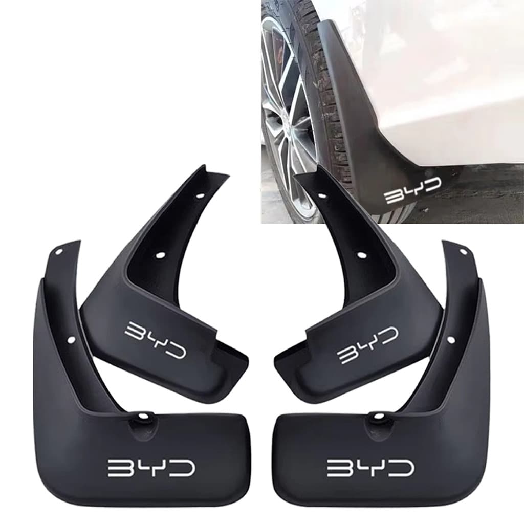 ชุด4ชิ้น ยางบังโคลนหน้า-หลัง BYD Dolphin ติดตั้งเองได้ แบบไม่ต้องเจาะ อุปกรณ์แต่งรถยนต์ พร้อมติดตั้ง รูปที่ 6